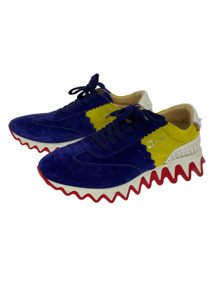 C.Louboutin LOUBISHARK ルビシャークスニーカー 43 紫×黄