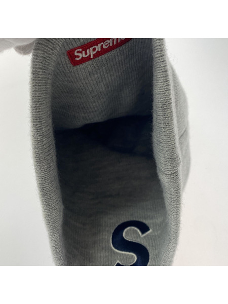 Supreme×NEW ERA 22AW S Logo Beanie Heather Grey[値下]