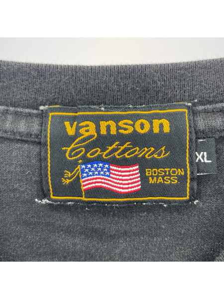 VANSON 長袖Tシャツ・カットソー ラビット刺繍