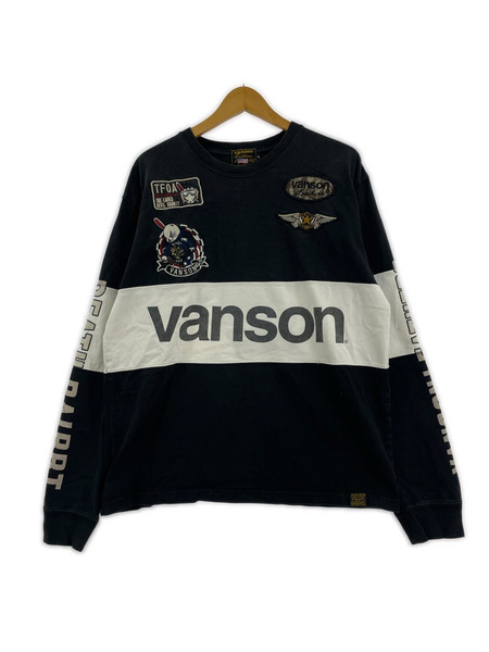VANSON 長袖Tシャツ・カットソー ラビット刺繍