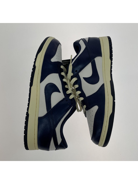 Nike WMNS Dunk Low PRM Midnight Navy and White[値下]