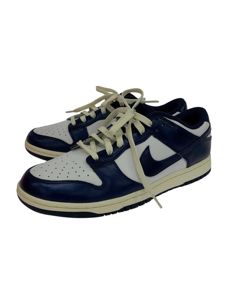 Nike WMNS Dunk Low PRM Midnight Navy and White[値下]