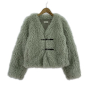 FRAY I.D ジャケット バックルショートファージャケット 1 GRY