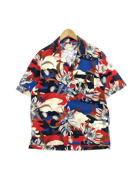 MONCLER 23SS FLORAL S/S SHIRT (M)[値下]