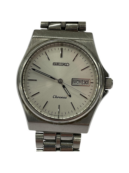 SEIKO Chronos クォーツ腕時計 5H23-7D20