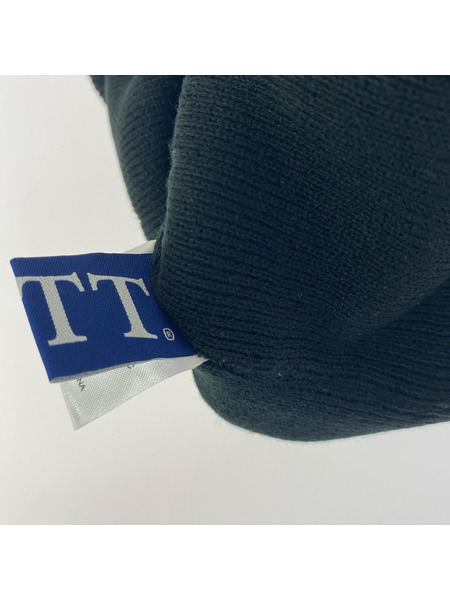 BoTT ニットキャップ ファイヤーパターン 黒