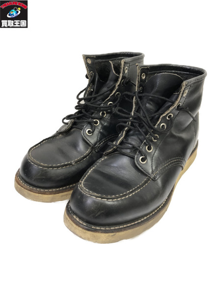 RED WING アイリッシュセッター/四角犬タグ/25.5cm/黒/レッドウィング