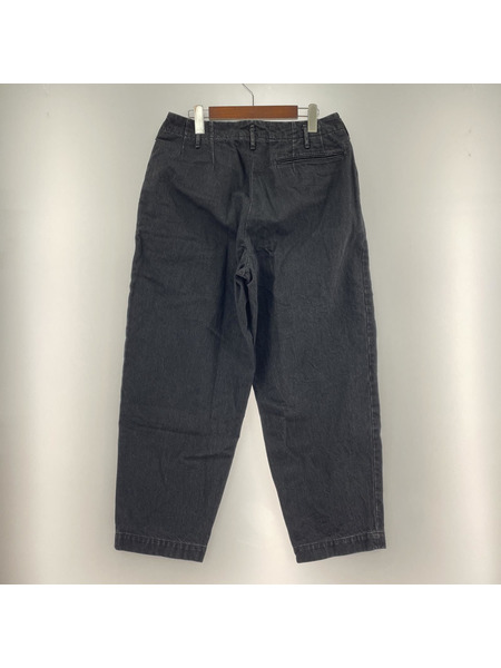 unfil wide denim pants ブラック W31 ONFL-UM212