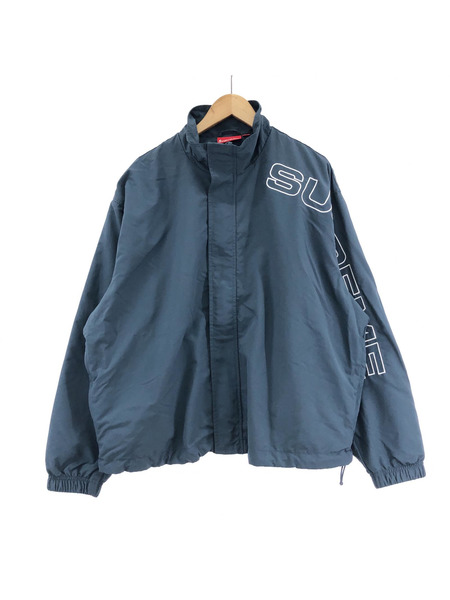 Supreme 23AW Spellout Embroidered Track Jacket (M) 紺