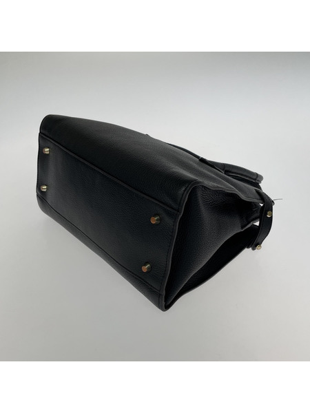 FURLA レザーショルダーバッグ/ブラック/904133