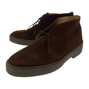 Tricker's シューズ MUDGUARD CHUKKA BOOT スウェード 茶 UK9