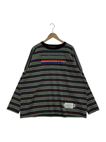 DAIRIKU/MISSMUCH Border Football Tee