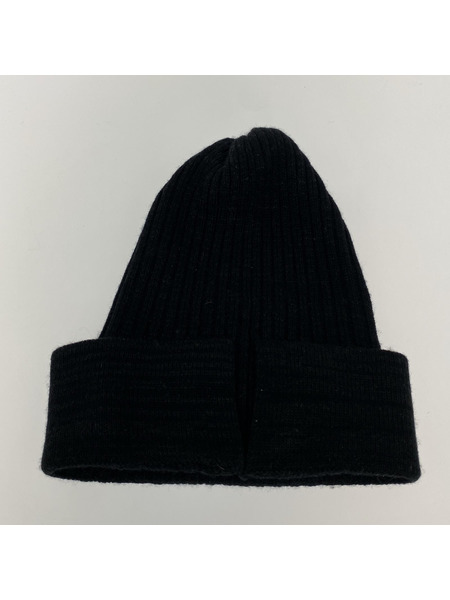 Yohji Yamamoto ニットキャップ ×RAGNE KIKAS 2 黒