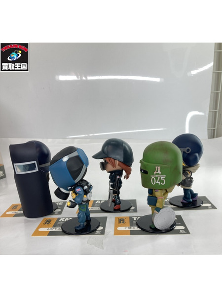 ミニフィギュア ゲーム系その他 レインボーシックスシージ チビフィギュア 5体セット