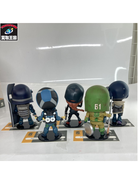 ミニフィギュア ゲーム系その他 レインボーシックスシージ チビフィギュア 5体セット