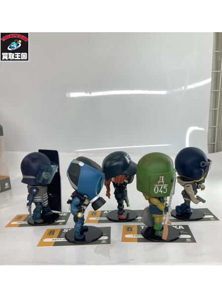 ミニフィギュア ゲーム系その他 レインボーシックスシージ チビフィギュア 5体セット