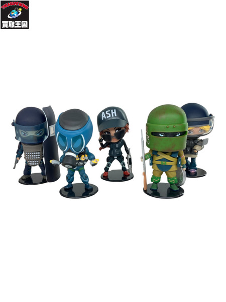 ミニフィギュア ゲーム系その他 レインボーシックスシージ チビフィギュア 5体セット