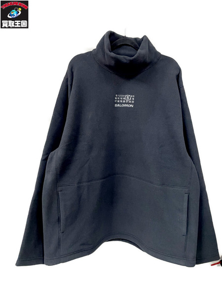 MM6 ×SALOMON Long-sleeved Top Washed Black S SH0NH0019