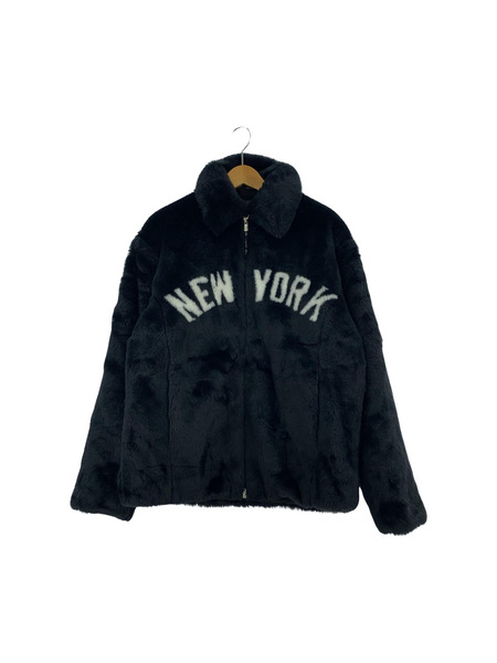 kith New York Yankees faux fur jacket MLB S[値下]