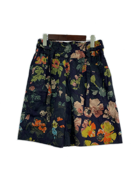 DRIES VAN NOTEN フラワープリント キルティングショーツ 36