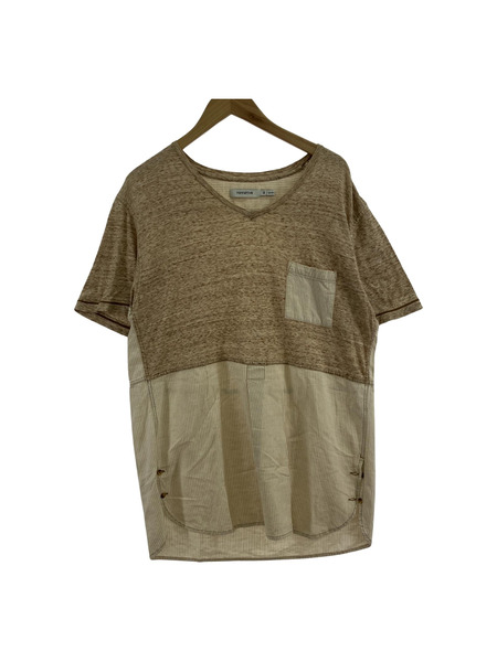 nonnative　S/Sカットソー/ベージュ