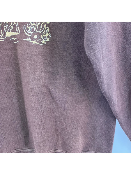 DUBBLEWORKS スウェット・トレーナー MIDDLE OF NOWHERE 茶(M)