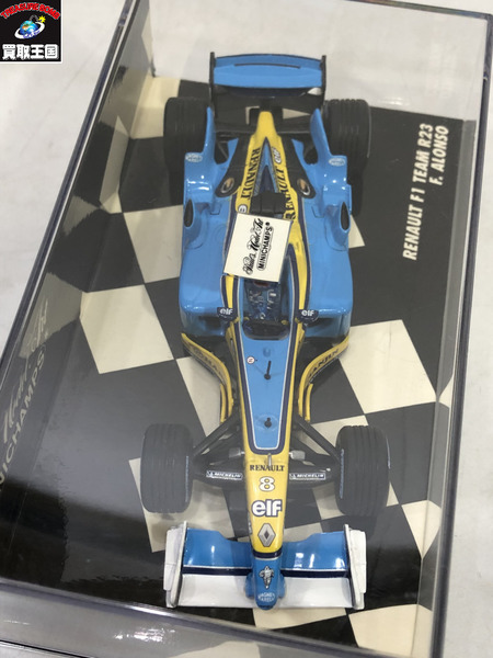 ミニチャンプス 1/43 ルノー F1 チーム R23 F.アロンソ #8