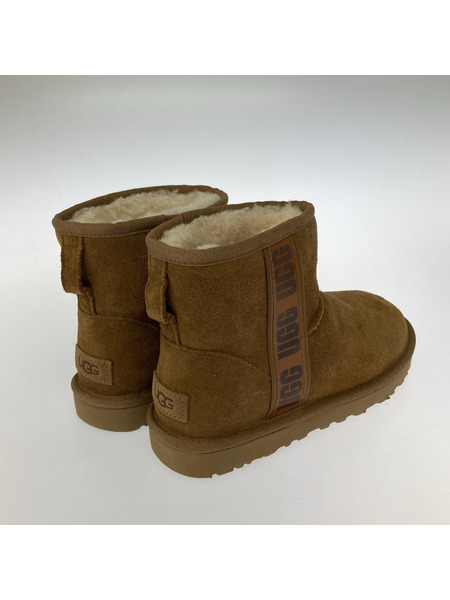 UGG W CLASSIC MINI SIDE LOGO ll(24.0㎝)茶