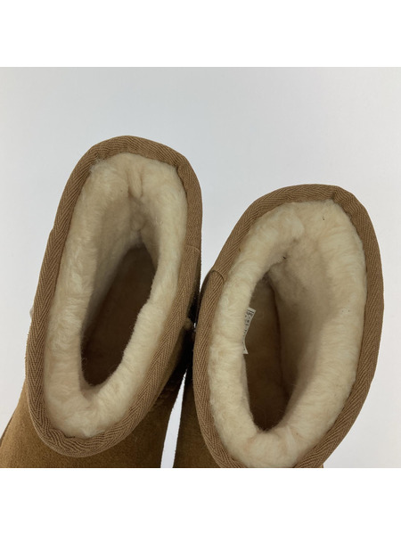 UGG W CLASSIC MINI SIDE LOGO ll(24.0㎝)茶