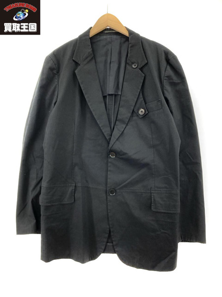 Yohji Yamamoto POUR HOMME 2WAY チンストラップ コットン 2Bジャケット 2