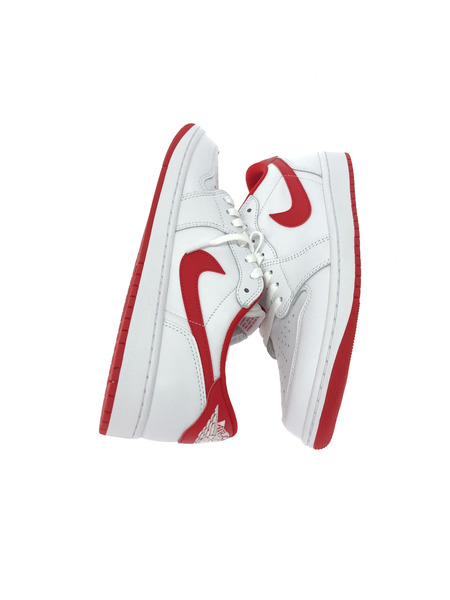 NIKE Air Jordan 1 Retro Low OG White and University Red