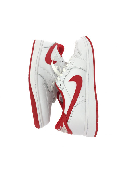 NIKE Air Jordan 1 Retro Low OG White and University Red