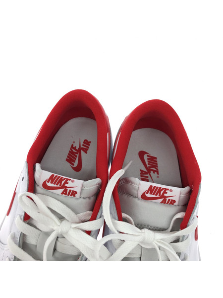 NIKE Air Jordan 1 Retro Low OG White and University Red