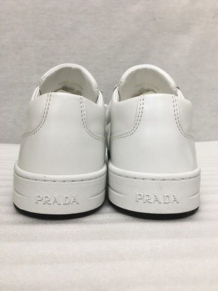 PRADA トライアングル ロゴローカットスニーカー ホワイト 36.5 