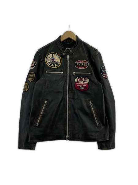 AVIREX レザージャケット AGED STAND SINGLE RIDERS