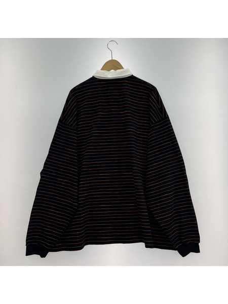 STRIPE FOR CREATIVE L/Sポロボーダーカットソー