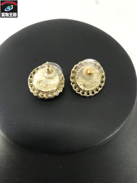 CHANEL チェーンデザイン ピアス