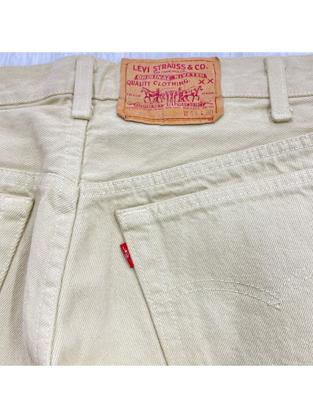 Levi's デニム・ジーンズ 80s USA製 501 ボタン裏532 ベージュ (33)