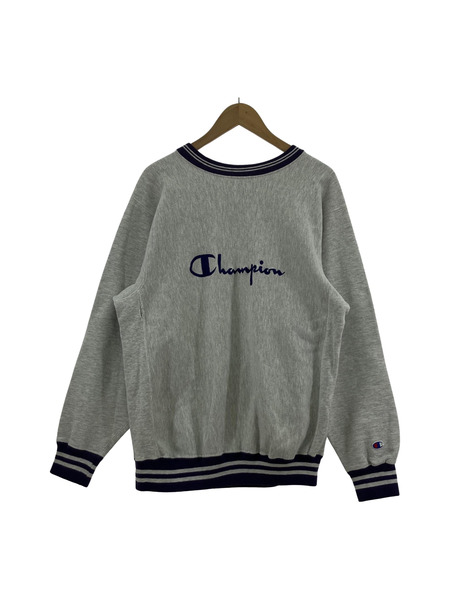 Champion REVERSE WEAVE/90s/ロゴ刺繍スウェット/L[値下]