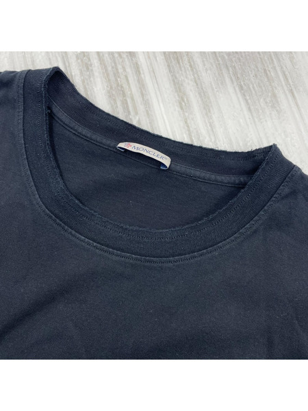 MONCLER SS T-SHIRT グラフィックプリントTee XL ブラック