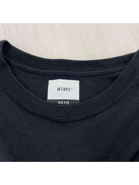 WTAPS 長袖Tシャツ・カットソー SCREEN LONG SLEEVE/X 04/黒
