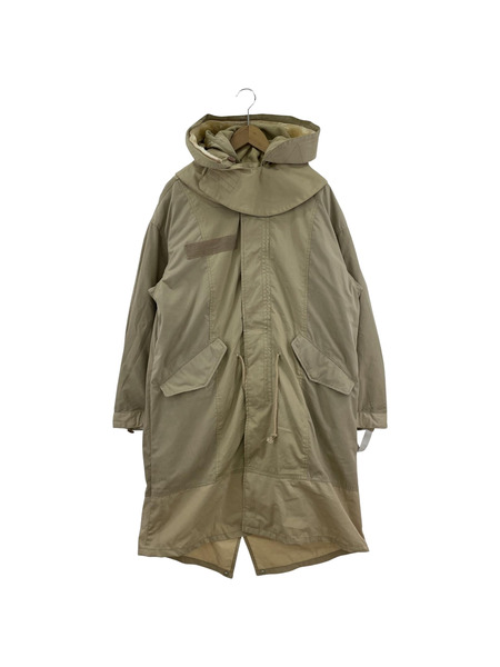 SEEALL RECONSTRUCTED TRENCH COAT トレンチミリタリーコート 2 ベージュ