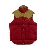 Rocky Mountain FeatherBed ダウンベスト レッド/ベージュ (36)