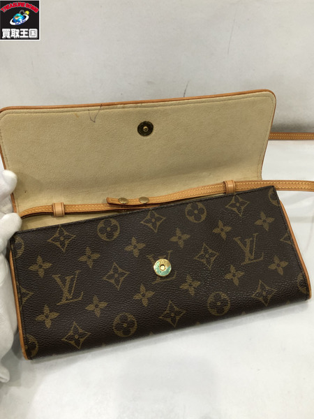 Louis Vuitton/ポシェット・ツインGM/モノグラム/茶/M51852