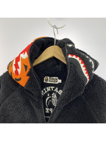 A BATHING APE 001LJE701020X タイガーシャーク フリースジャケット（XL)