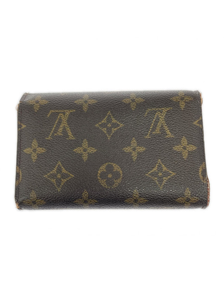 モノグラム ポルト トレゾール・エテュイ パピエ LVモノグラム 折リ畳ミ財布