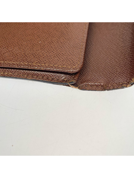 モノグラム ポルト トレゾール・エテュイ パピエ LVモノグラム 折リ畳ミ財布