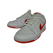 NIKE スニーカー DUNK LOW RETRO ホワイト×オレンジ 27.5