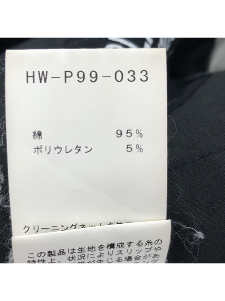 YOHJI YAMAMOTO BLACK SCANDAL スカルローズトラウザーメンズ