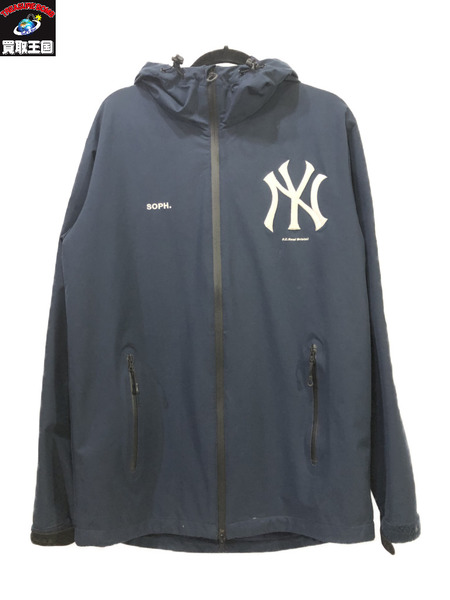 F.C.Real Bristol/MLB TOUR WARM UP JACKET/NVY/M/ネイビー/エフシーレアルブリストル